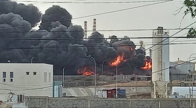Incendio en refinería Cardón causa alarma en los habitantes