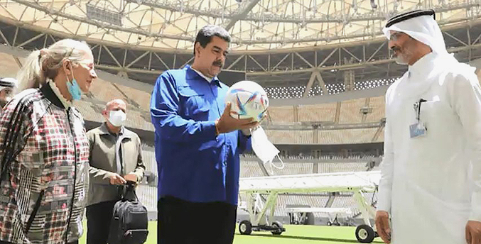 Presidente Maduro visitó el estadio Lusail y de la Aspire Academy en Catar