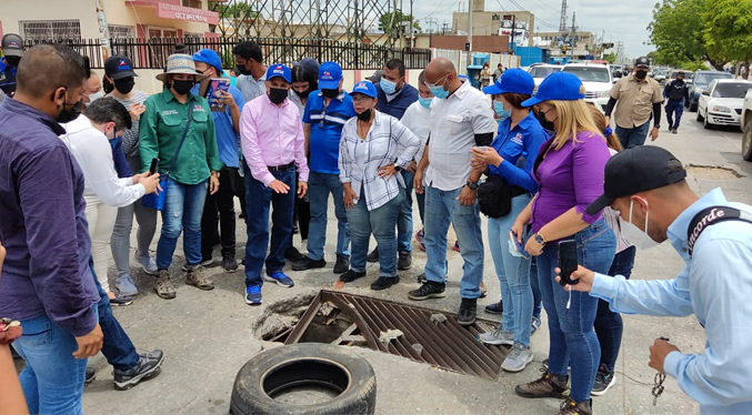 Rosales supervisa los trabajos de infraestructura en Maracaibo
