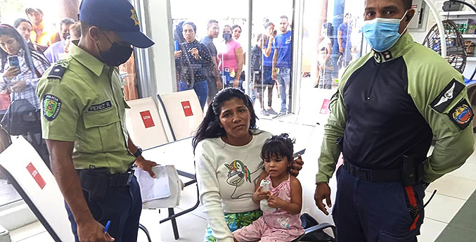 PoliLagunillas localiza a niña extraviada en el centro de Ciudad Ojeda