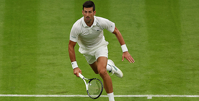 Djokovic inició con victoria en Wimbledon