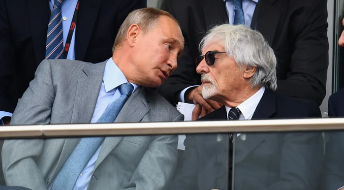 Bernie Ecclestone desata otra tormenta en la Fórmula 1 alabando a Vladímir Putin
