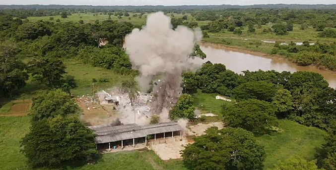 Destruyen campamento dedicado a la construcción de pistas ilegales en el Zulia