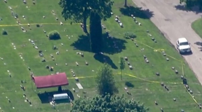 Cinco heridos deja tiroteo en un cementerio de EEUU