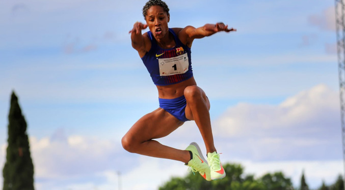 Yulimar Rojas supera la marca mínima en salto largo y clasifica al Campeonato Mundial de Atletismo