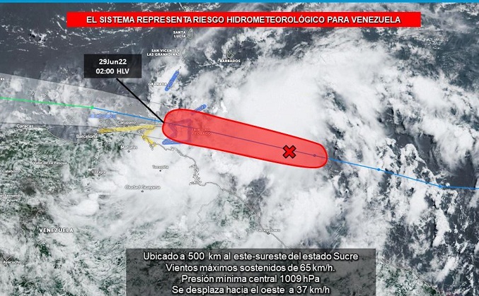 ¿Qué hacer en caso de que el potencial ciclón tropical DOS llegue a Venezuela?