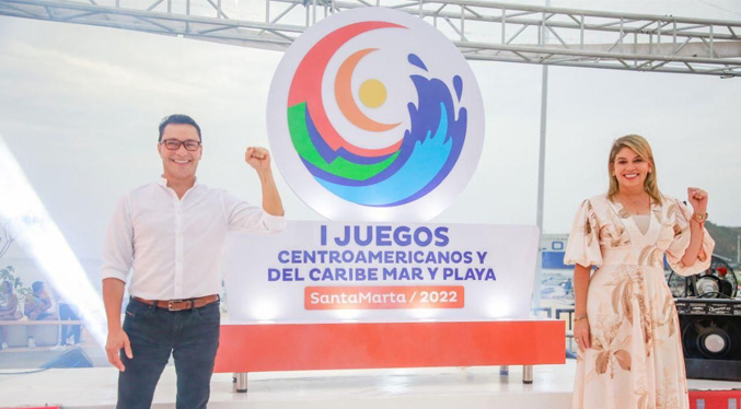 Presentan la imagen de los I Juegos Centroamericanos y del Caribe de Mar y Playa 2022