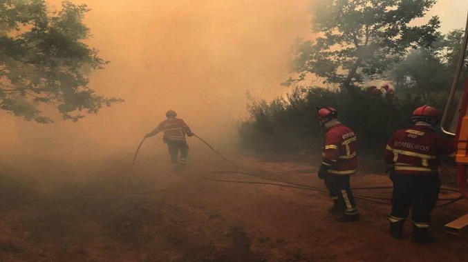 Gran incendio quema 20 mil hectáreas en España favorecido por el calor