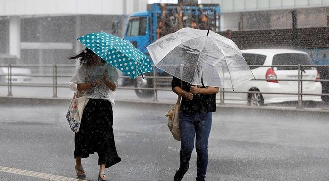 Inameh prevé abundante lluvias en gran parte del país para este miércoles