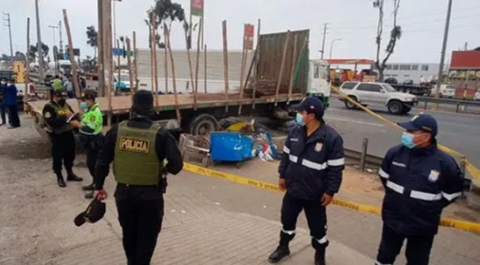 Migrante venezolana muere arrollada en Perú