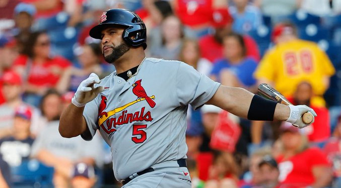 Albert Pujols supera a Stan Musial con más extrabases en la MLB