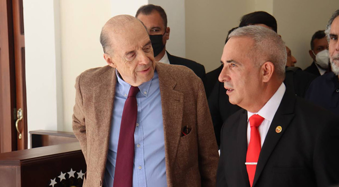 Canciller colombiano Álvaro Leyva Durán se reunió con el gobernador de Táchira