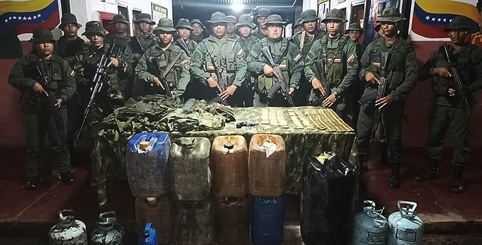 Fanb incauta pertrechos militares extranjeros y combustible en Táchira
