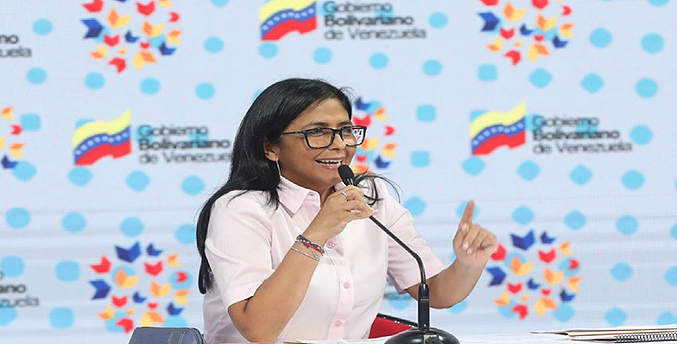 Delcy Rodríguez: Próximamente se debatirá el caso del oro venezolano en Reino Unido