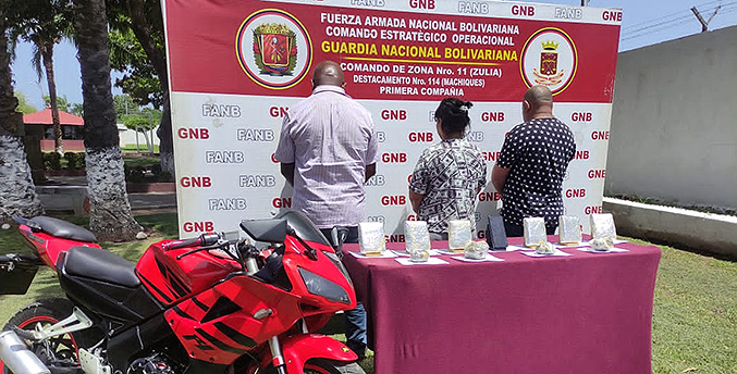 GNB Zulia reporta la incautación de 10 panelas de droga en Machiques de Perijá