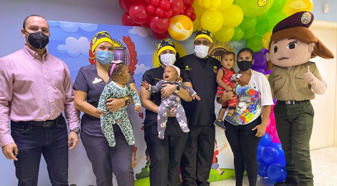 GNB con la fundación Cambiando Vidas Venezuela devuelven la sonrisa a niños zulianos