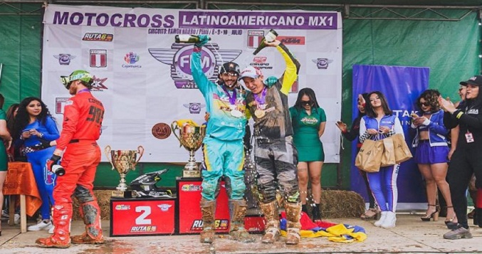 Venezuela triunfa con un dúo veloz en la Competencia de Motocross