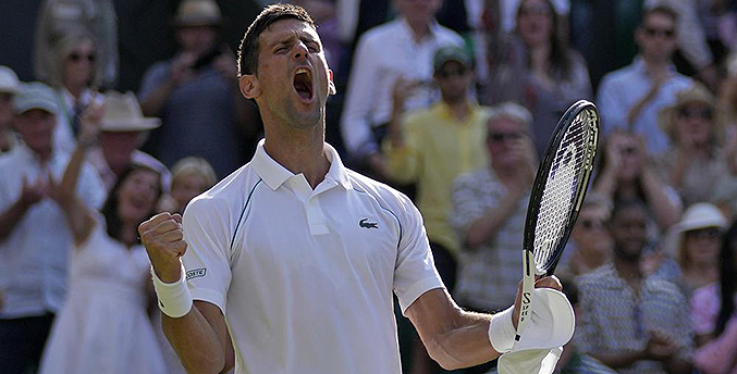 Djokovic se clasifica a su 8va final de Wimbledon