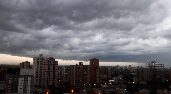 Inameh pronostica áreas nubladas con descargas eléctricas en zonas del Zulia