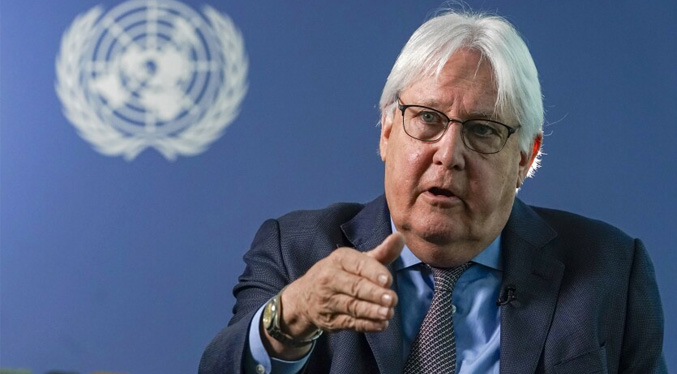 El jefe humanitario de la ONU buscará impulsar recursos adicionales para Venezuela