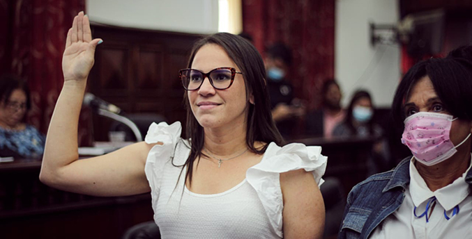 CLEZ juramenta a Patricia Cueva como diputada para el periodo 2022-2026