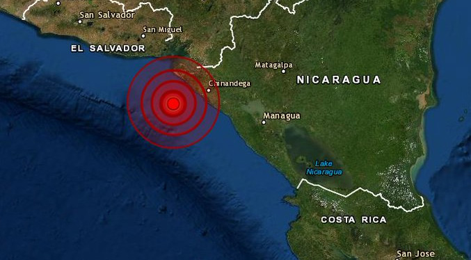 Nicaragua registra 16 terremotos de hasta 5,7 sin víctimas ni daños