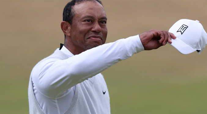 Tiger Woods rompió en llanto tras despedirse del Abierto Británico