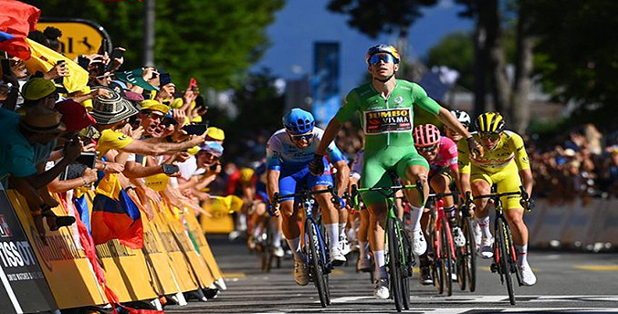 Victoria olímpica de Van Aert en el Tour de France