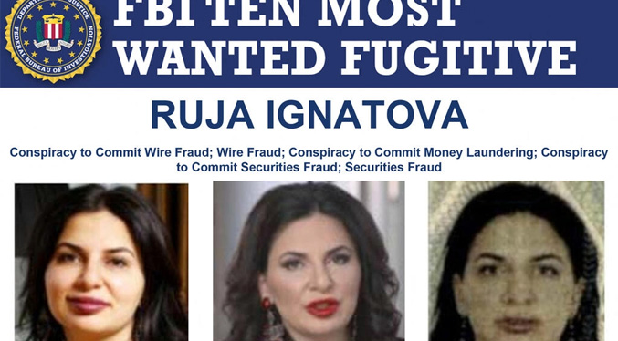 Ruja Ignatova, la «criptoreina» en la lista de fugitivos más buscados del FBI