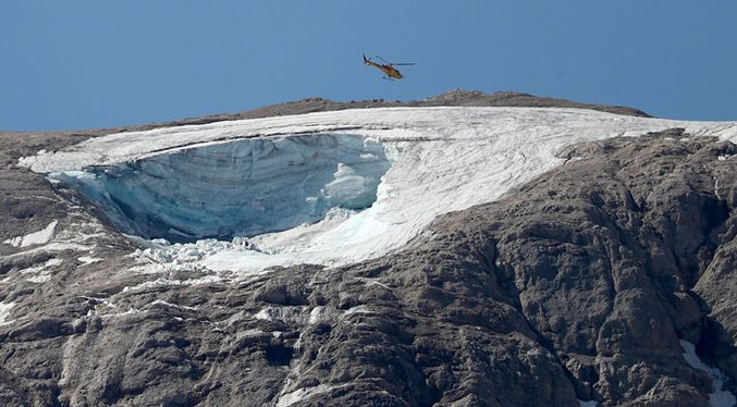 Crece el número de muertos tras el colapso del glaciar Marmolada en los Alpes italianos