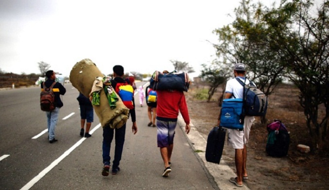Migrantes reclaman en el sur de México permisos para transitar hacia EEUU