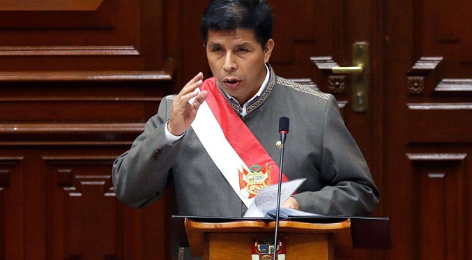 Justicia peruana admite apelación de Castillo para evitar ser investigado