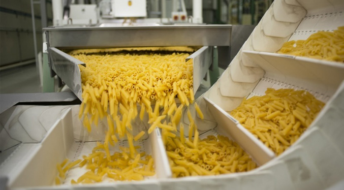 Industria venezolana de la pasta trabaja en un 26 % de su capacidad