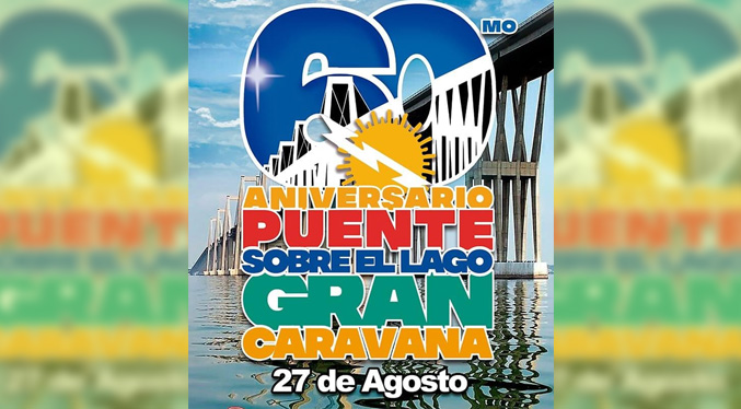 Gran Caravana en conmemoración de los 60 años del puente Rafael Urdaneta será el 27-A
