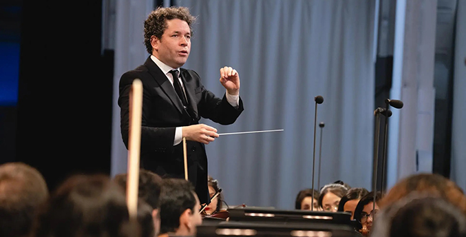 Dudamel ofrece con su Orquesta del Encuentro «inclusión al más alto nivel»