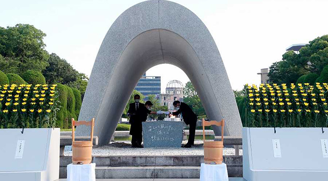 Japón conmemora hoy el 77º aniversario de la bomba atómica en Hiroshima