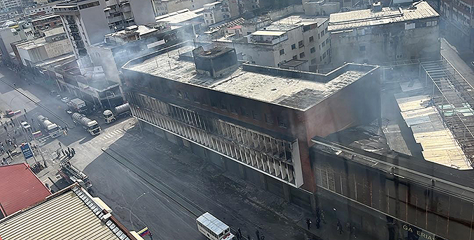 Incendio en el mercado de Quinta Crespo afecta 260 locales