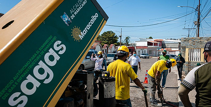 Sagas suspende el servicio de gas doméstico en dos parroquias de Maracaibo