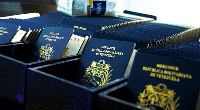 Más de cinco mil pasaportes ha enviado Saime al extranjero