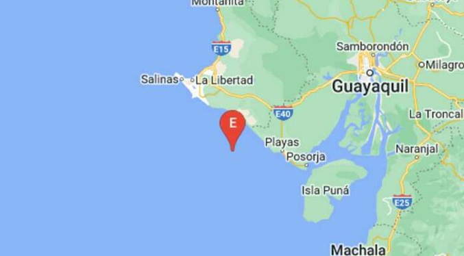 Sismo de magnitud 4.1 se sintió en costas de Ecuador