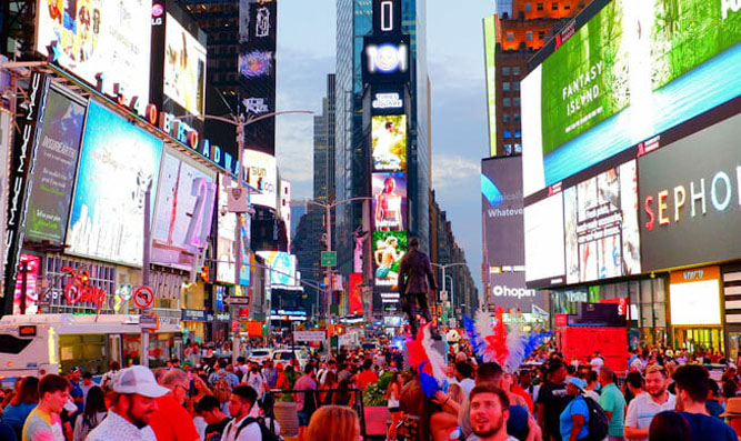 Times Square tendrá vallas informando que es una zona libre de armas