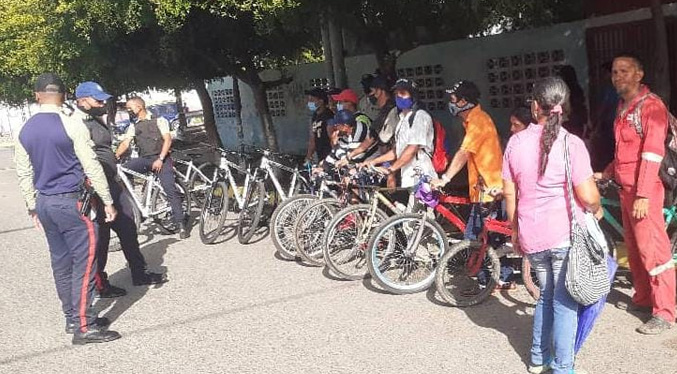 Ciclistas de Lagunillas reciben charla sobre educación vial