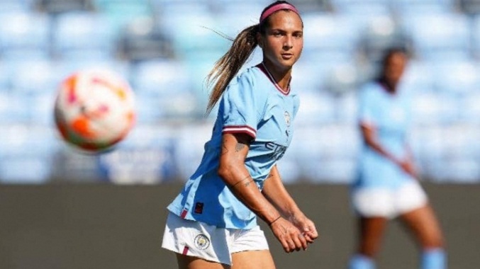 Deyna Castellanos marca su primer tanto con el Manchester City