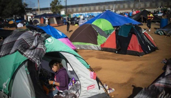 Migrantes en situación de calle en Tijuana piden ayuda de gobierno mexicano