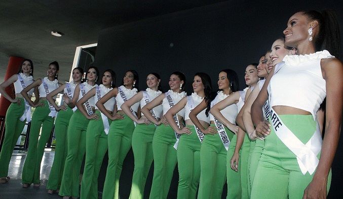 Candidatas a miss Zulia posan para la prensa: Sara Jordán gana el mejor cuerpo (Fotos)