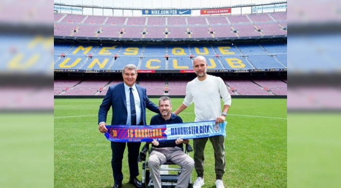 Barça y Man City se citan en el Camp Nou por una causa benéfica