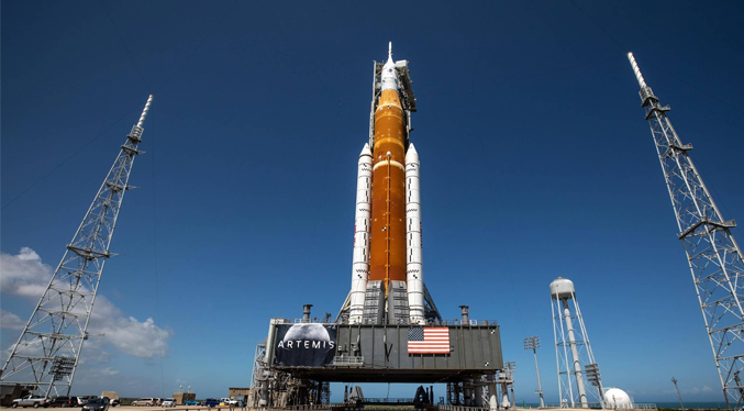 La Nasa continúa los trabajos con miras a prueba para el lanzamiento de la misión Artemis I