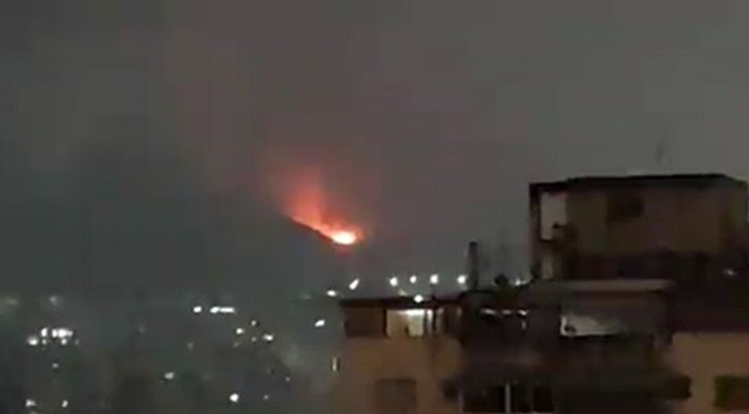 Explosión en el Ávila deja a varios sectores de Caracas sin electricidad  (Video)