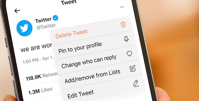 Twitter prueba el botón para editar tuits