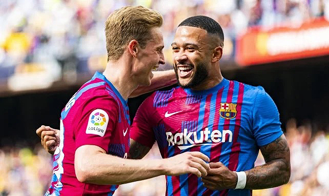 Depay y De Jong se unen a la enfermería catalana